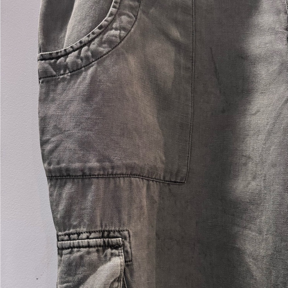 Sanctuary Cargo Wide Leg Standard Rise Utility Pants - Picture 4 of 9